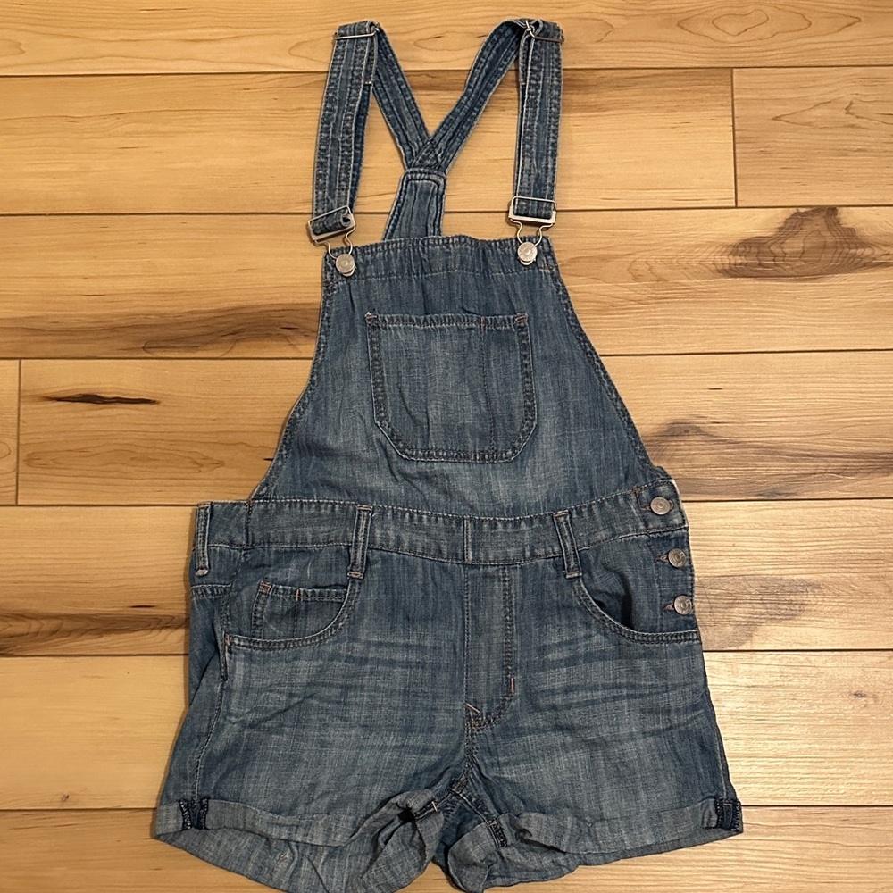 Express Blue Denim Women Jeans Overalls